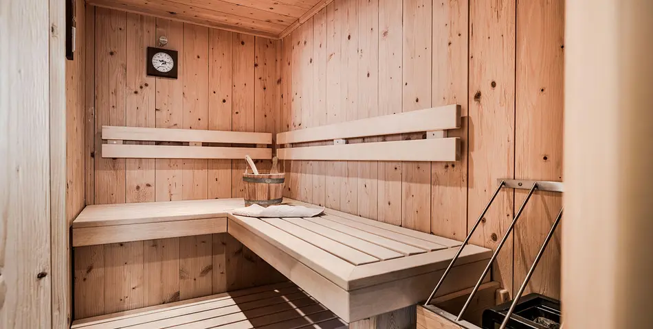 Wellness in der eigenen Sauna im Chalet