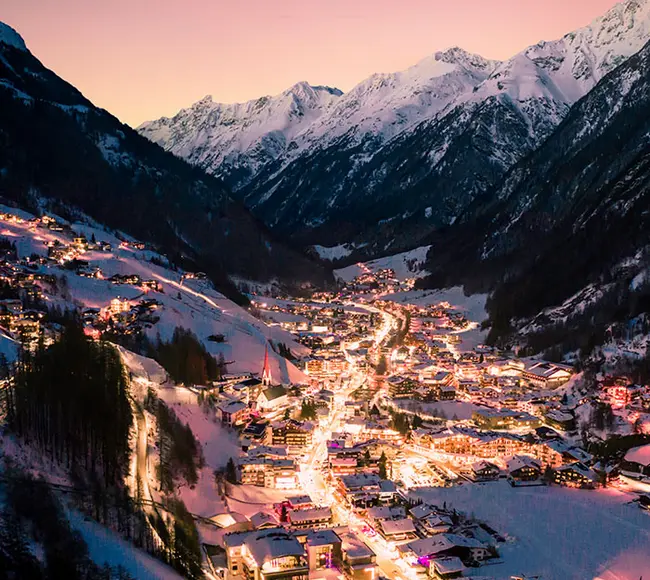 Sölden im Winter