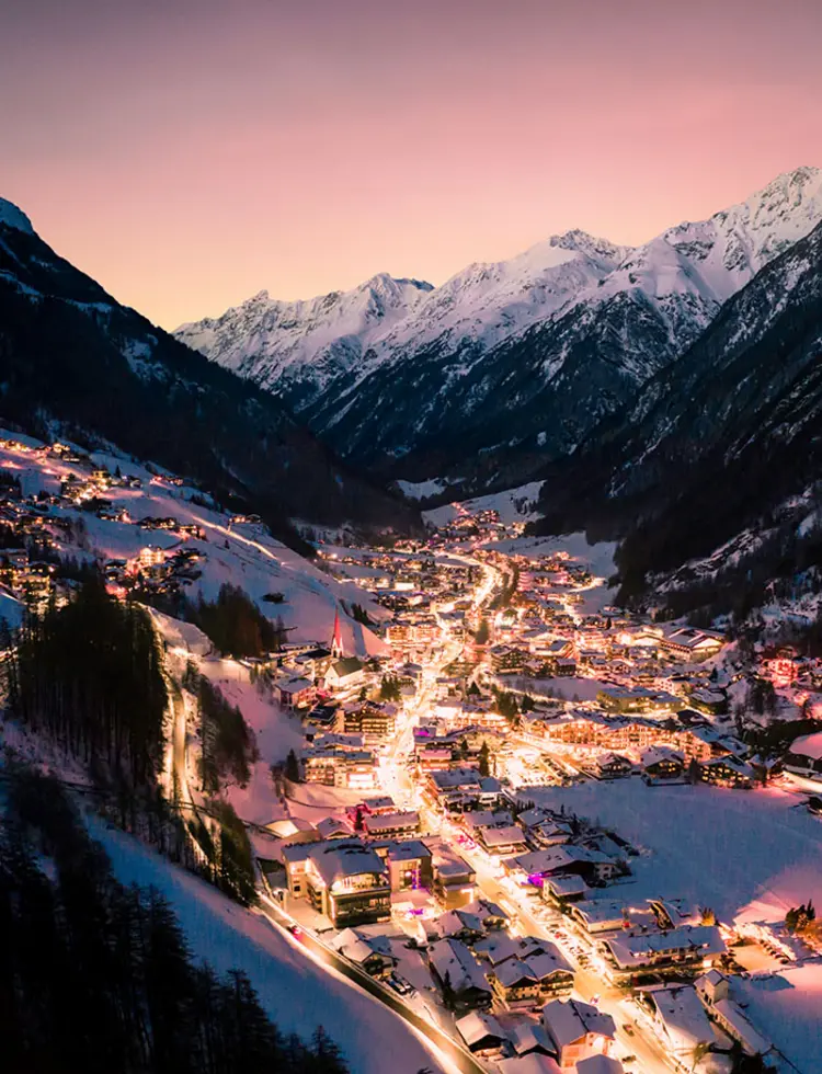 Sölden im Winter