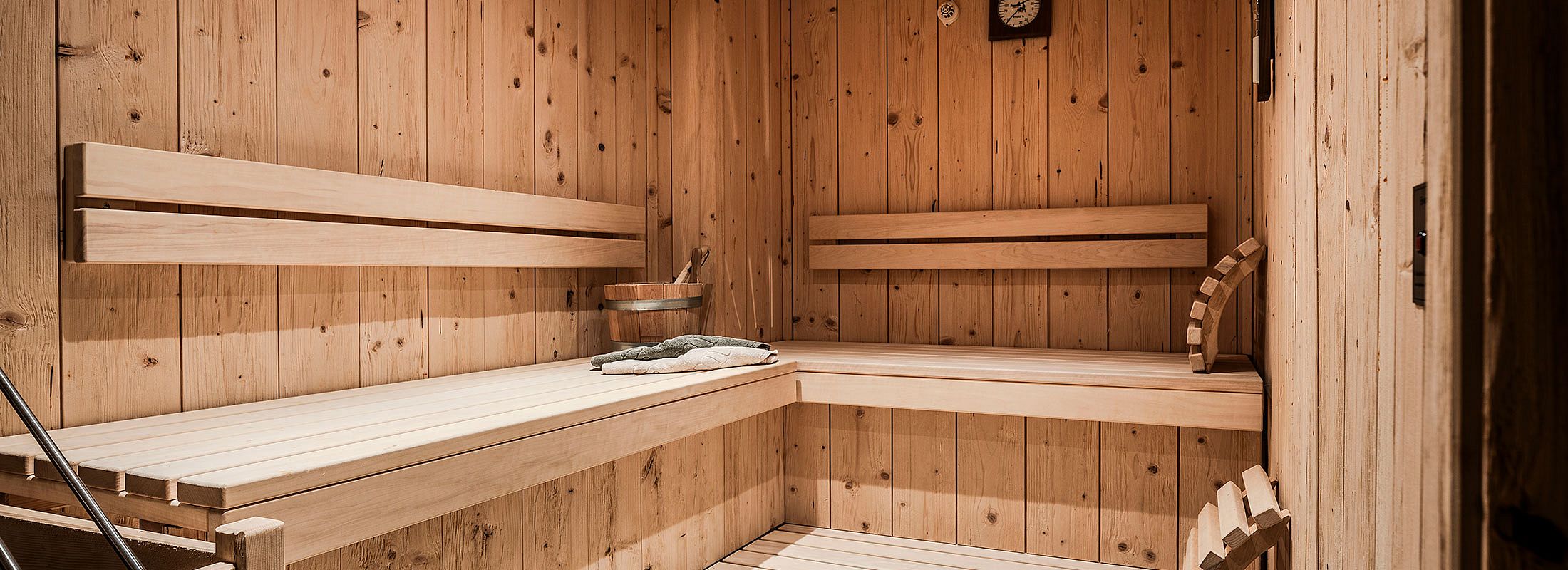 Sauna im Chalet Resort in Sölden